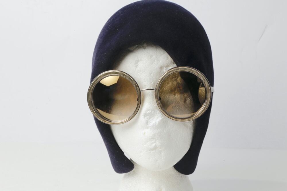 Dolce & Gabbana DG2179 Sunglasses Round Gold Silver Gros Grain Mirror Italy
